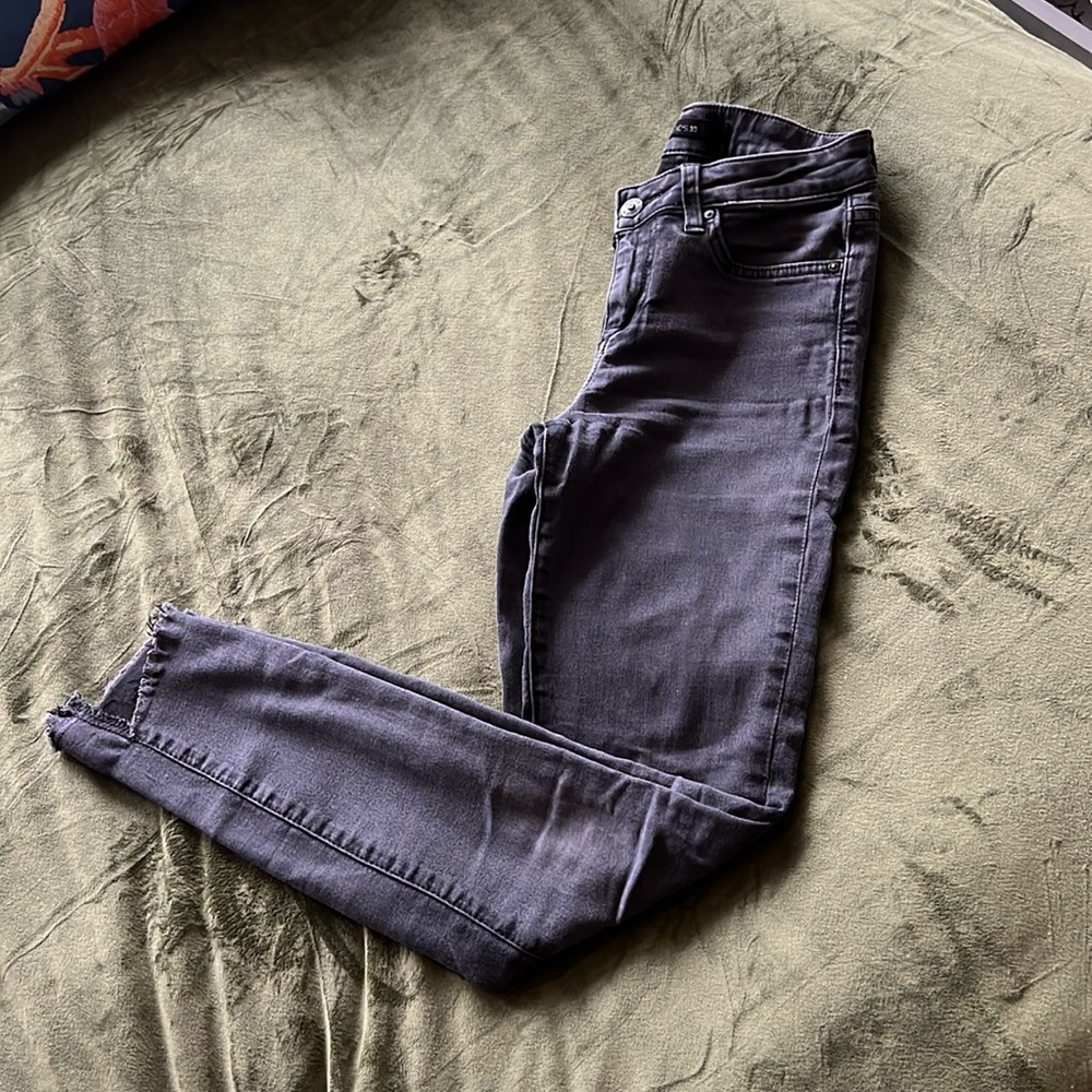 Joe’s Jeans, black skinny pants